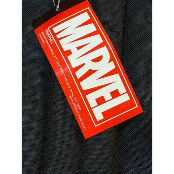 Marvel Backpack New Comic Print Black White BioWorld 79890 - Picture 4 of 5